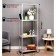 Metal rack, MS 1500x750x400, 4 shelves