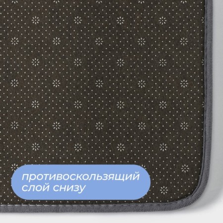 Savanna bathroom and toilet “Stone”, 40 × 60 cm, gray color-4
