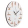 Wall clock, series: interior, "Kamasutra", discrete move, D-23.5 cm