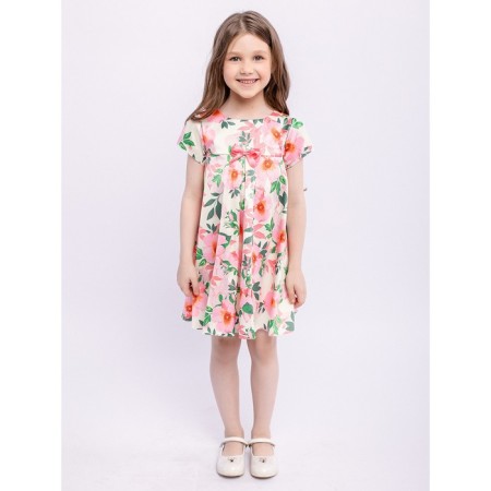 Платье для девочки «Барбара» для девочки, рост 122 см, цвет розовый-7