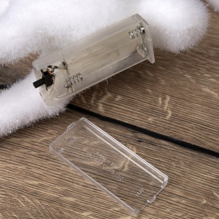 LED figure "Deer" 16 × 30 × 9 cm, phlock, AAX2 batteries (not in the kit), warm white glow-3