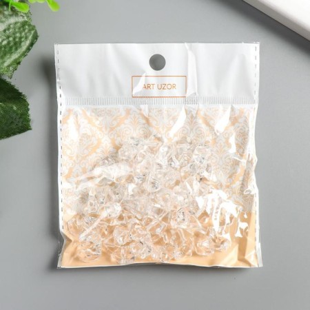 Set of decor for creativity Plastic "Stone ice" set of 20 g 1x0.8x0.8 cm-2