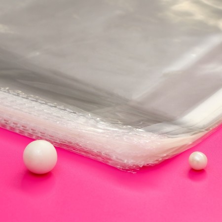 BOPP package with an adhesive valve 20 x 26/4 cm, 30 μm-3
