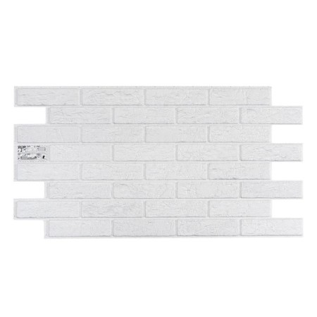 PVC panel Brick Snow White, 485x960