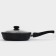 The frying pan “Elite”, d = 24 cm, plastic handle, glass cover, anti -stick coating, black color