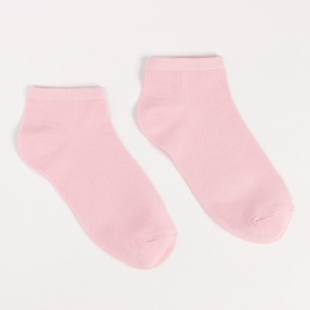 Set of women's socks (3 pairs), pink/white color, size 38-40-1