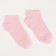 Set of women's socks (3 pairs), pink/white color, size 38-40