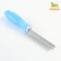 Comb "comfort" with teeth of different lengths, non -slip pen, 21.5 x 3 cm, blue