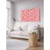 Decorative panel with photo printing "hearts on strips", horizontal, size 150x200 cm