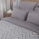 Blanket - chevron cover, size 150x200 cm, gray color