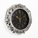 Wall clock, series: interior, "catage", discrete move, D-17 cm, 27 x 26 cm