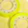 Set 2 pieces, adhesive tape textual (renamed) 75 mm x 10m, green fluorescent