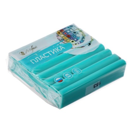 Plastic - polymer clay, 56 g, "classic", pastel green-2