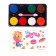 Facial and body makeup 8 colors, applicator, tattoo "Funny girl"