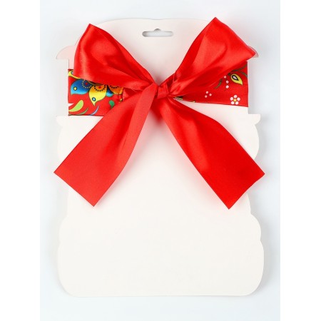Carnival bandage "Maryushka", rr 50-58 cm, red-2