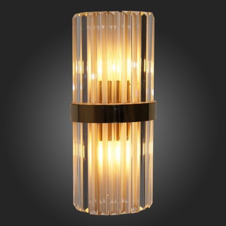 Sconces st. SL1176.201.02. Arezzo. 2x40 watts, e14, 20x40 cm, golden color-2