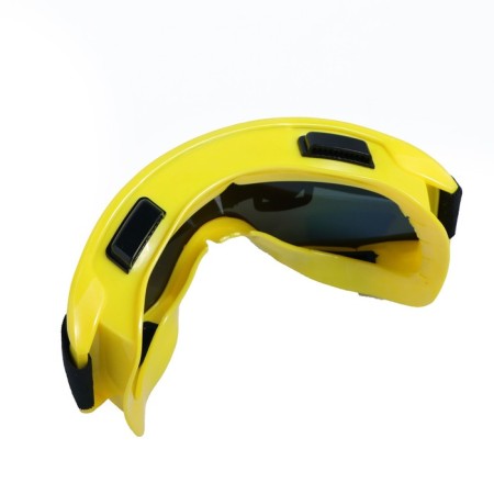 Glass-mask for motorcycle driving, chameleon glass, yellow-3