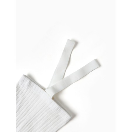 Children's leggings with Minaku straps, height 62-68 cm, white-2