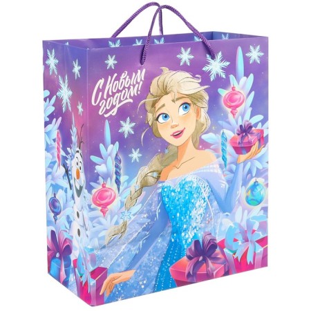 New Year. Gift package, 23x27x11.5 cm, packaging, cold heart-2