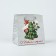 Gift New Year's laminated square “Happy New Year”, Christmas tree, 14 x 14 x 9 cm, New Year