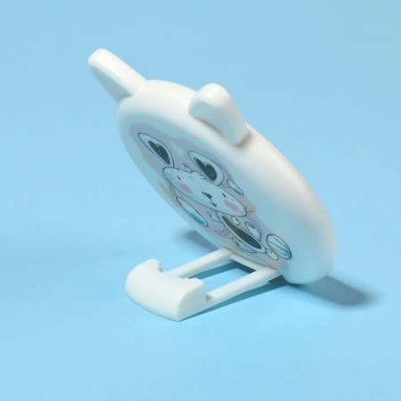 Pocket mirror "animals", d = 5.5 cm, white color-5