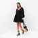 Women's dress MIST with voluminous sleeves, black, p.40-42