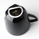 Ceramic "Obsidian" mug, black, 350 ml, black color