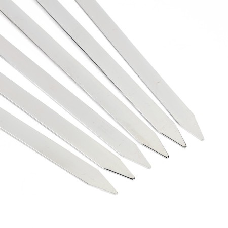 A set of skewers for a cube -kubab 6 pcs, a handle - a ring, width - 1.8 cm, 60 cm-1