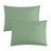 Set of pillowcases "Ethel" col. Green, 50x70 cm - 2 pcs, 100% cotton, calico