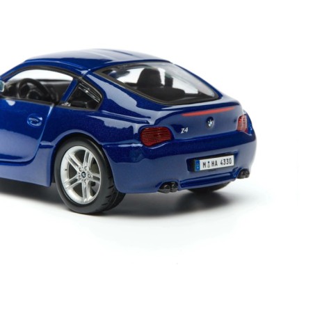 BBURAGO BMW Z4 M COUPE, DIE-CAST, 1:32, Blue color-4