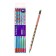 Pencil b/g of Berlingo "Metallic Ergo" HB, plastic, trihedral, sharpened, eraser, assorted