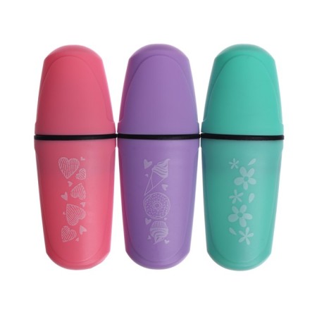 A set of markers-textbooks 3 colors 1-5.0 mm LadyMarker mini, mint/pink/lilac-1