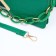 Bag Messenger with zipper, green color