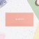 The envelope for the money "for the dream" gold on pink, embossing, 16.5 x 8 cm