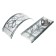 Sadovaya arch, collapsible, 230 × 125 × 36.5 cm, metal, green, "tulip"