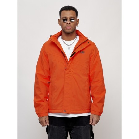 Sports male jacket, size 56, orange color