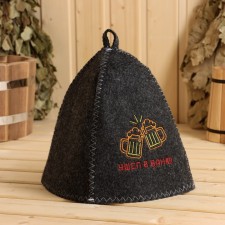 A cap for a bath with embroidery 