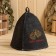 A cap for a bath with embroidery "went into the bathhouse", gray, packing 5pcs