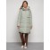 Coat insulated winter female, size 44, color light green