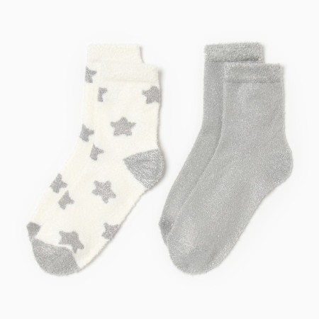 Set of socks kaftan "stars" size 36-39 (23-25 ​​cm), 2 pairs, 100% p/e
