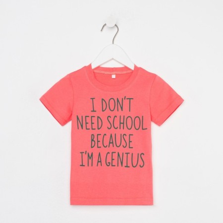 Children's Best Bro T -shirt, coral color, height 104 cm