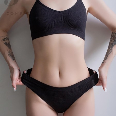 Cowards female brazilians, black color, size l-xl