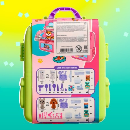 Toy-Surprise "Favorite pet" in a backpack, with accessories, mix-14