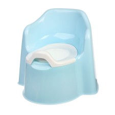 Children's Little King pot, removable bowl, pastel-blue color