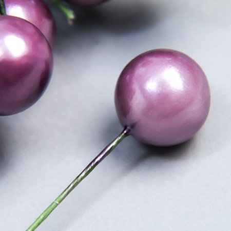 Stream for flowers "Ball pearl-lilac" d = 1.2 cm 6x1.2x1.2 cm-1