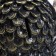 The piggy bank "Svicle owl" Black-Zoloto, 30cm