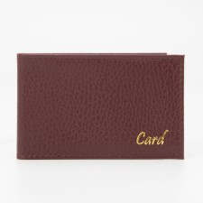 Businessman, 18 cards, textura, burgundy color