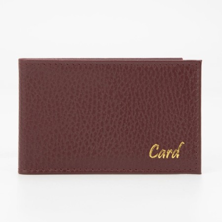 Businessman, 18 cards, textura, burgundy color