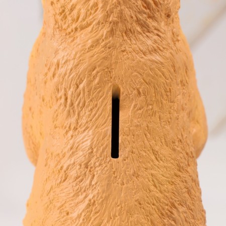 Piggy bank "gopher" height 28.5 cm, width 11 cm, length 11 cm-5