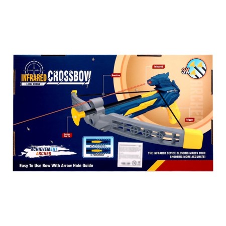 Sports crossbow, shoots with suction cups, with a laser, Mix color-9